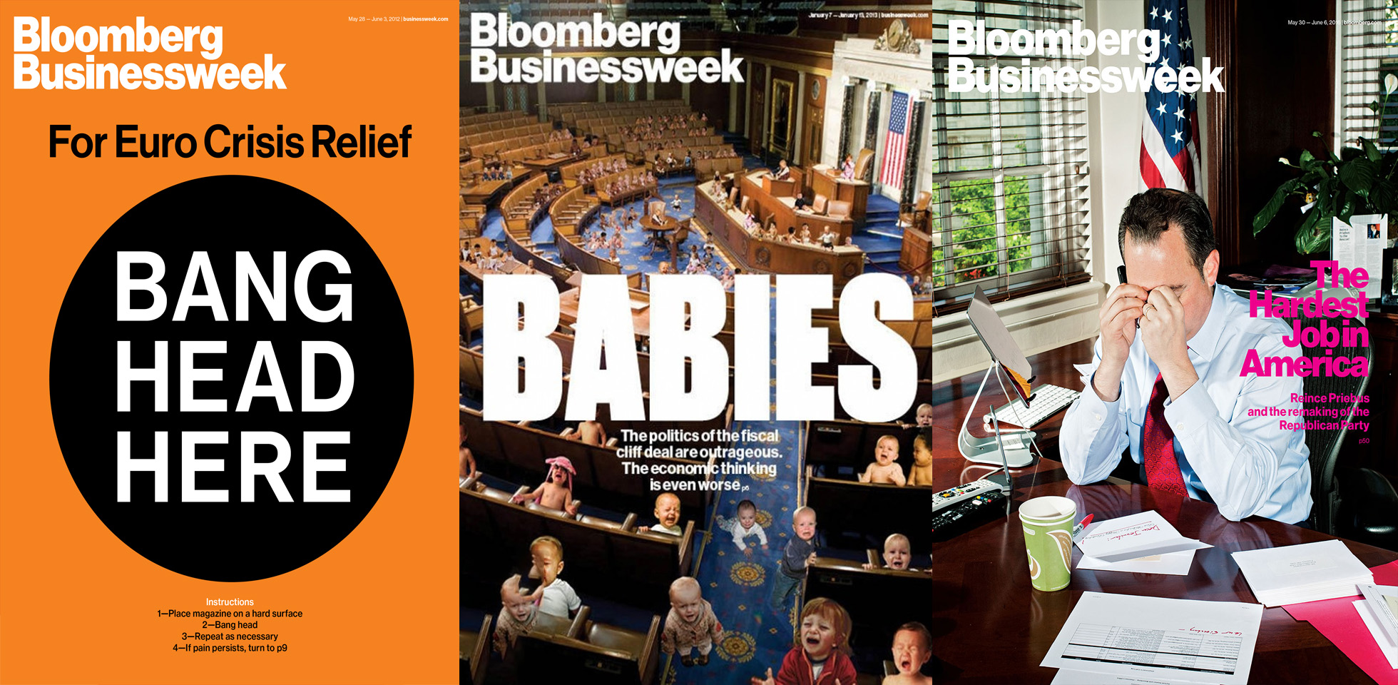 L’art de la couverture selon le Bloomberg Businessweek - Alworld.fr