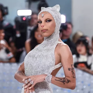 Doja Cat en strass