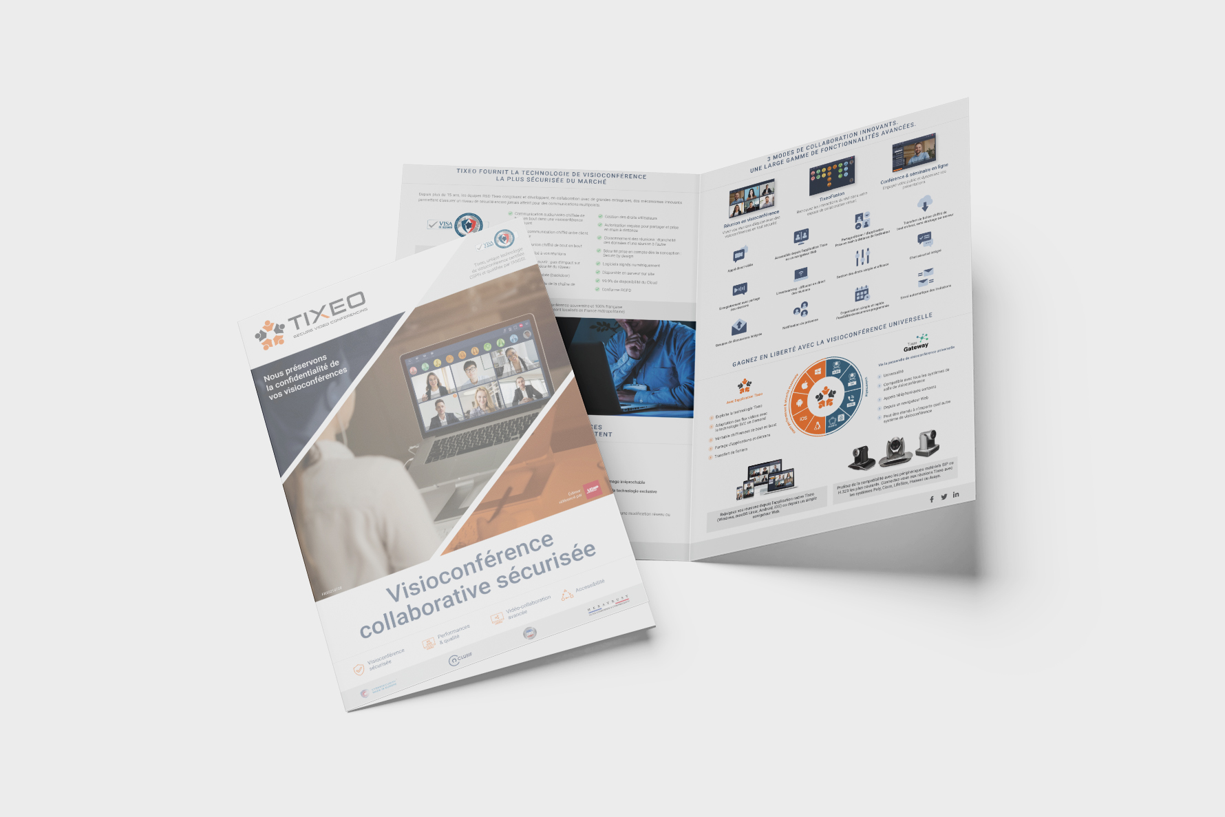 Brochure Tixeo Présentation A4 - Tolita Carrera Graphiste Web Print Bron