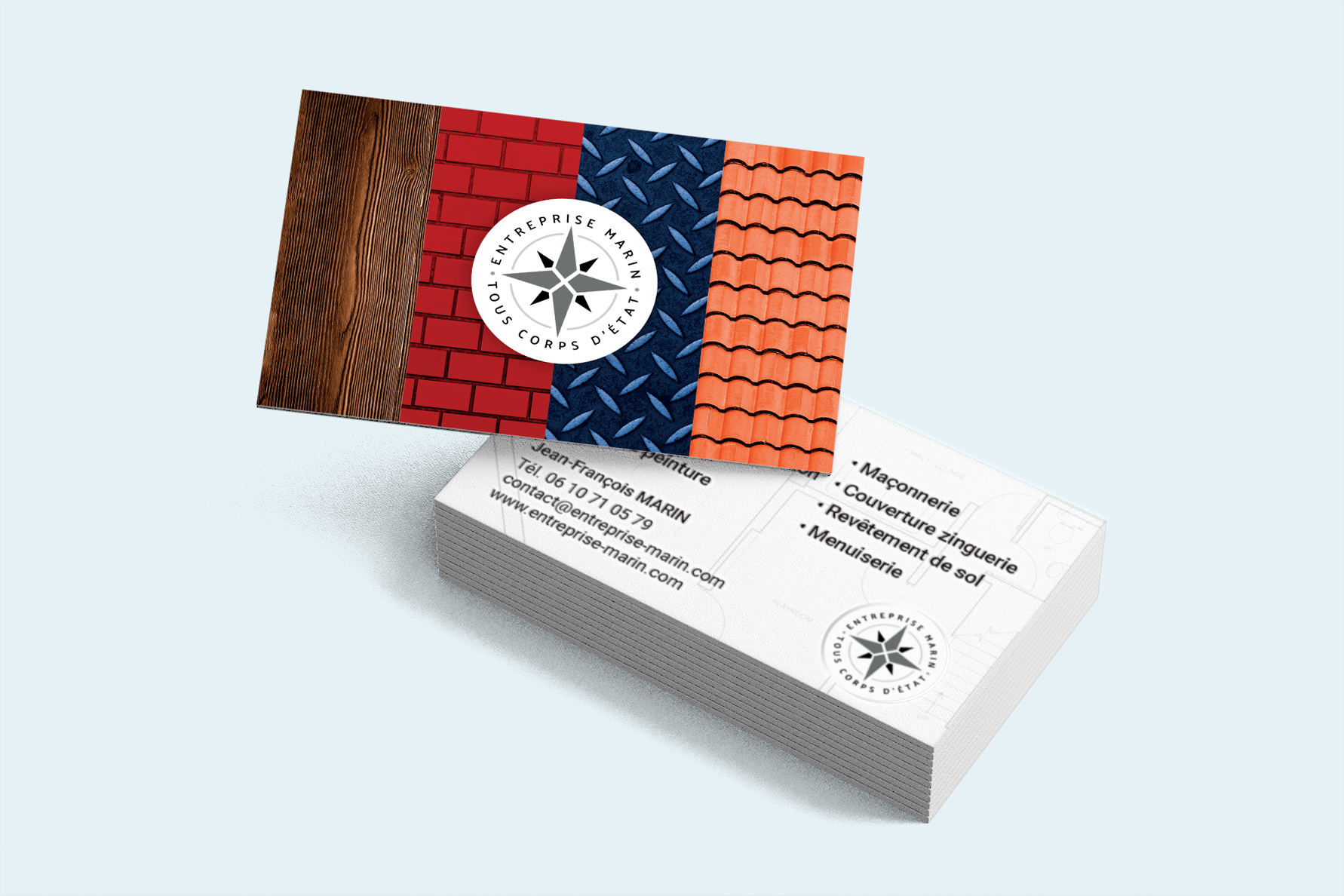 Carte de visite Entreprise Marin - Alworld.fr