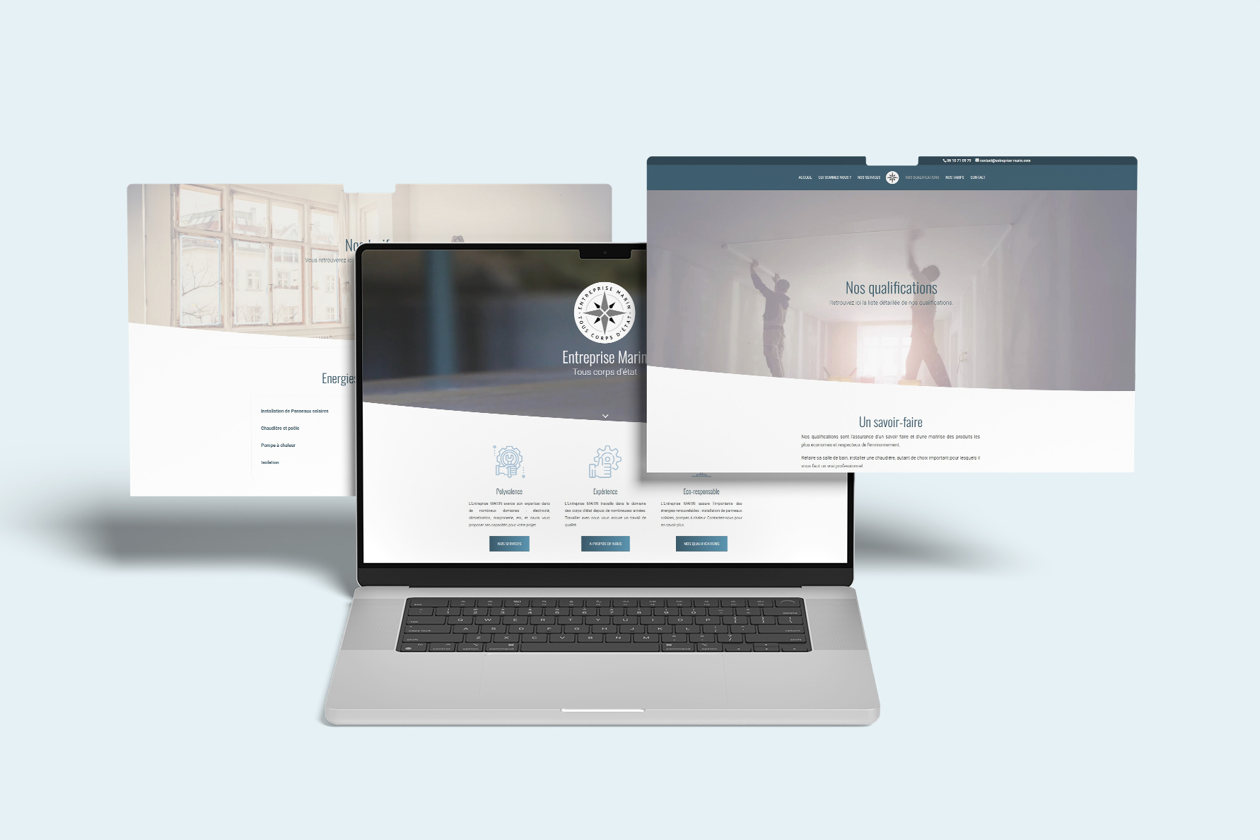 Site internet Entreprise Marin - Alworld.fr