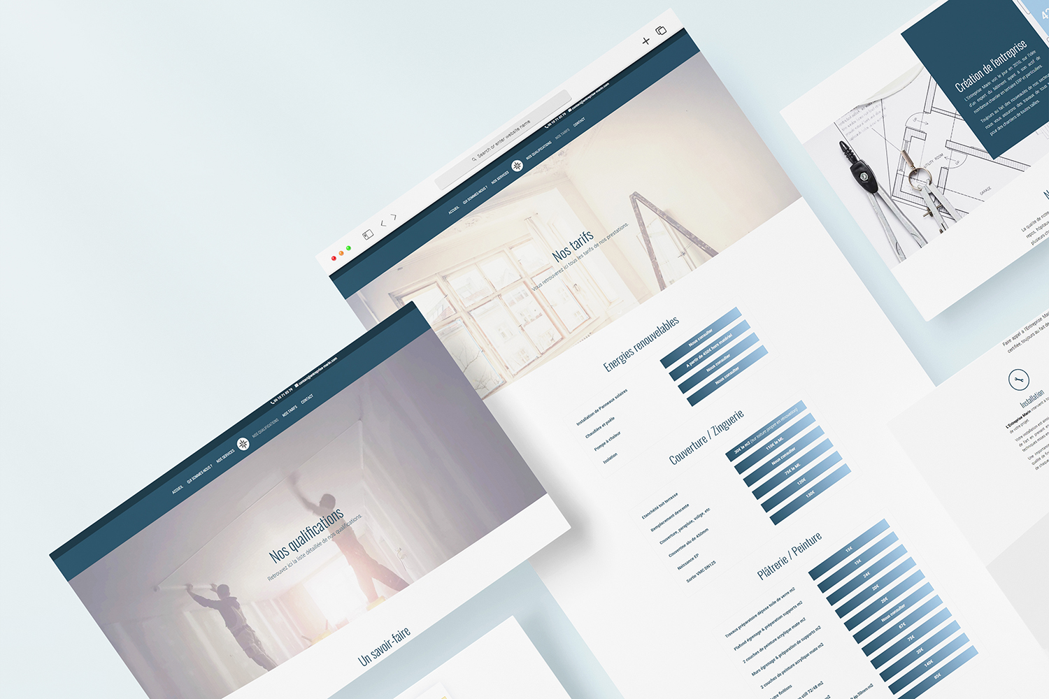 Site internet Entreprise Marin - Alworld.fr