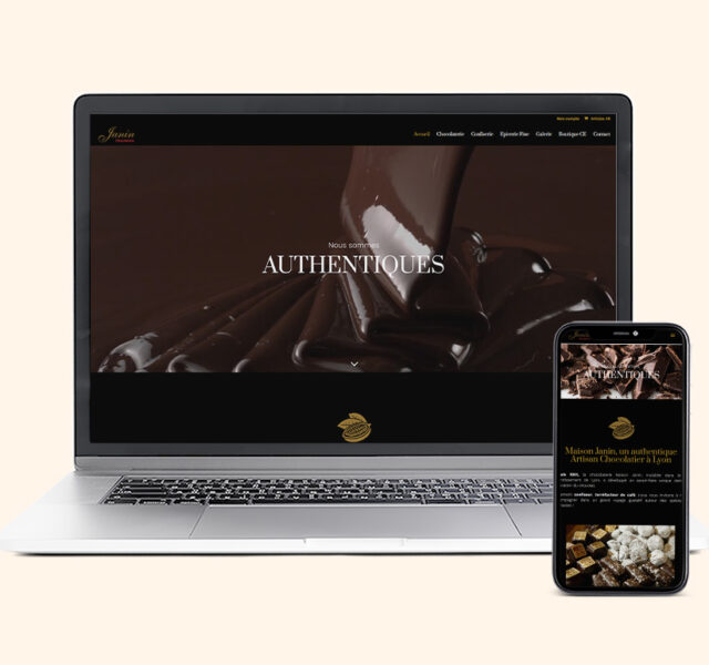 Site internet Chocolaterie Janin - Alworld.fr